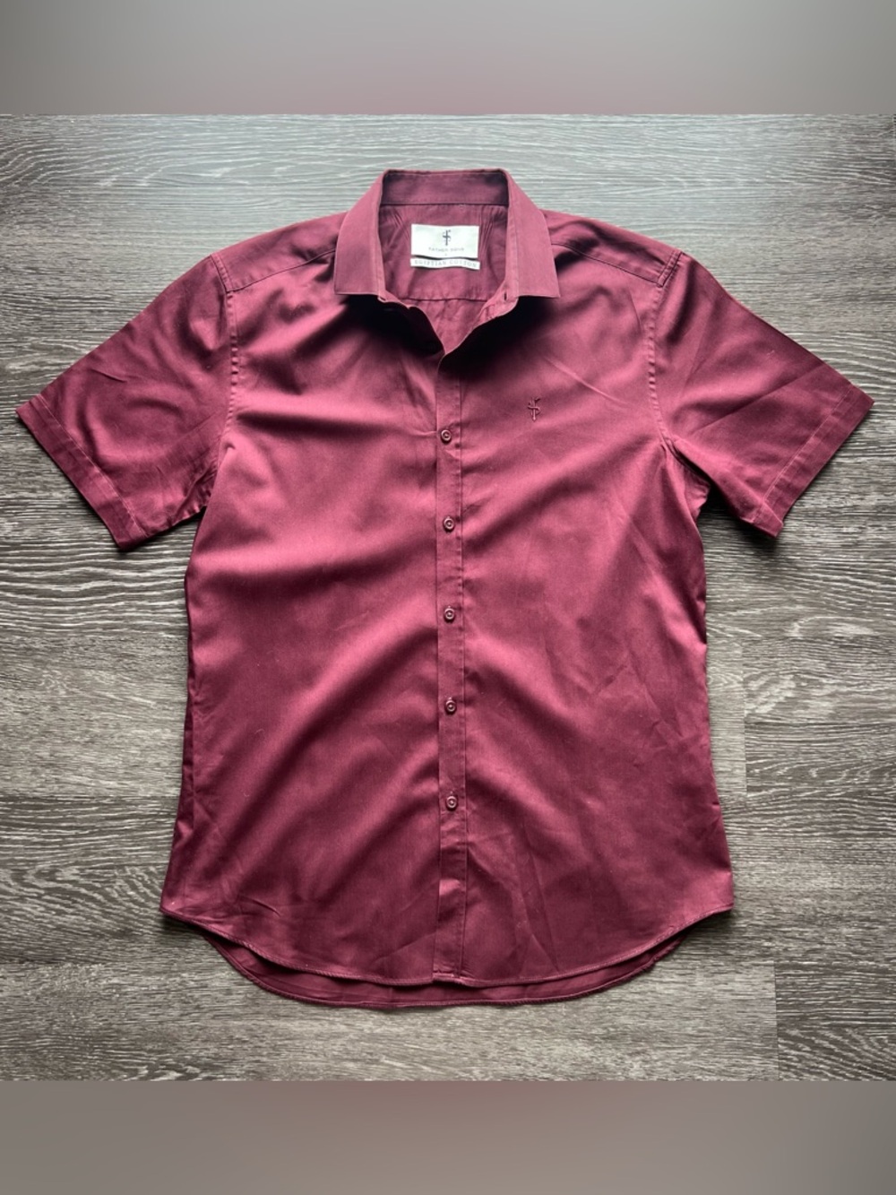 Father Sons 100% Egyptian Cotton Short-Sleeve Button-Down